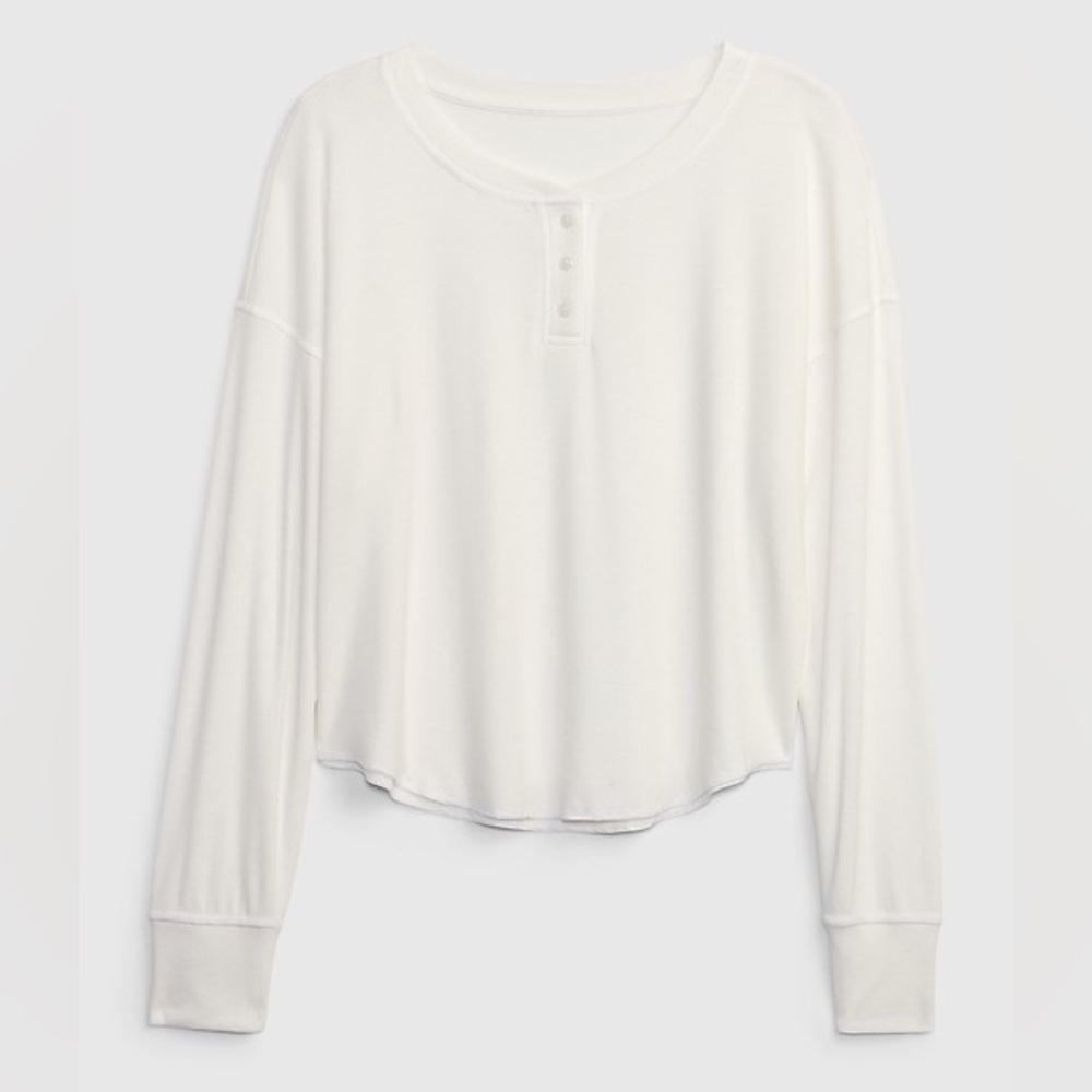 Women’s Gap Rib Henley T-Shirt